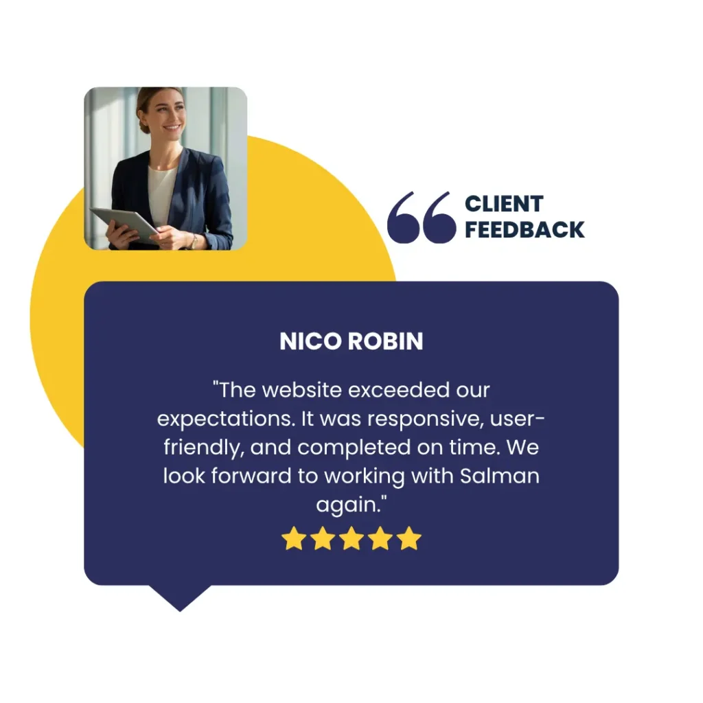 Feedback from one of my clients, nico robin.