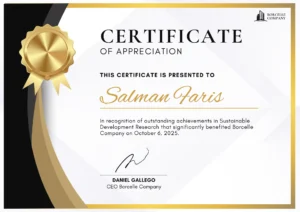 certificate for the best performance marketer 2025