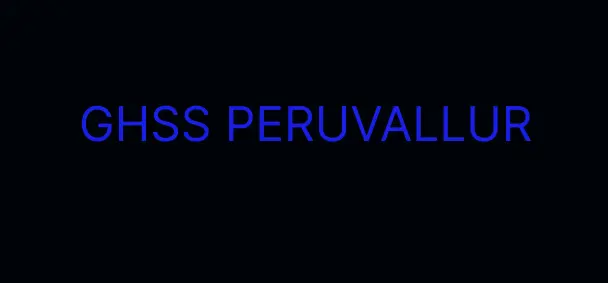 logo of GHSS Peruvallur
